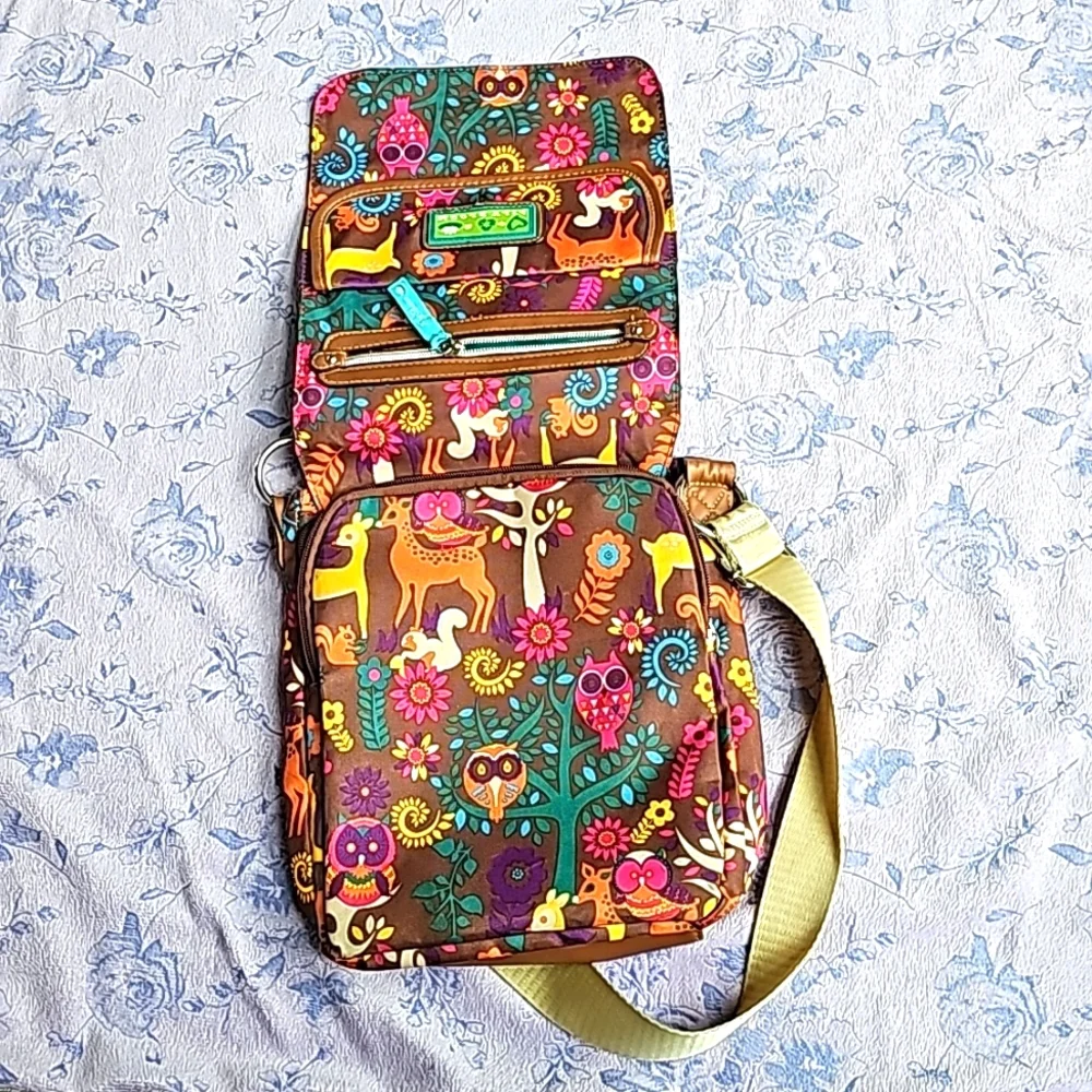 LILY BLOOM FOREST ANIMAL CROSSBODY BAG - Picture 8 of 11